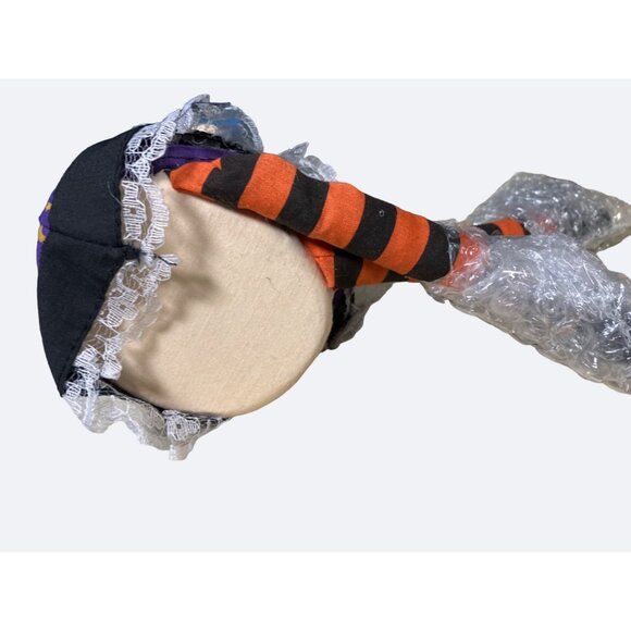 Whimsical Witch Shelf Sitter Pixie Legs Doll Halloween Decor - Picture 9 of 11